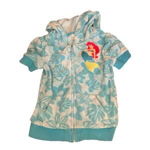 Y2K The Little Mermaid Ariel Blue Swim Bathing Suit Cover Up Size 4t